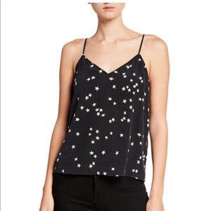 NWOT Equipment Layla Stars Spaghetti Silk Cami